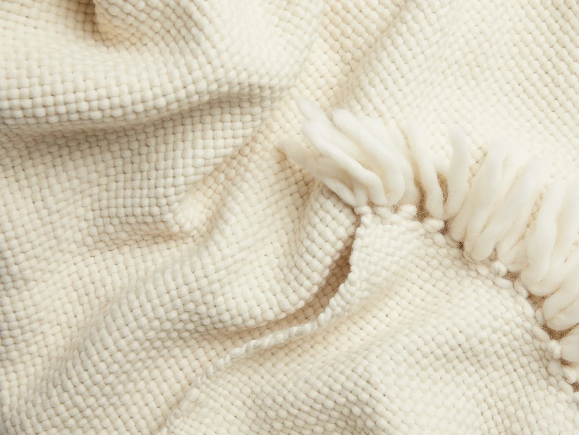 Artisanal Handwoven Wool Throw
